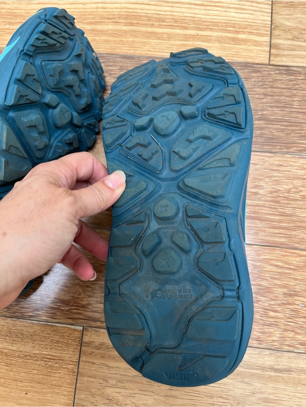 Hoka Teal and Navy Lightweight Women’s Sandals - Picture 5 of 7